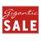 Gigantic Sale yard sign image