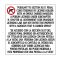 Gun Law 30.07 Decal sign image