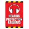 Ear Protection Required sign image