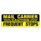 Mail Carrier Caution Frequent Stops magnetic image