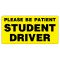 Please Be Patient Student Driver 12x24 magnetic image