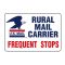 U.S. Mail Frequent Stops 8x12 magnetic image