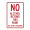 No Alcohol Start Chugging sign image