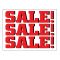 SALE SALE SALE sign image