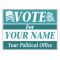 Vote For You teal sign image