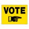 Vote Today Right sign image