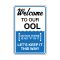 Welcome To Our Pool sign image