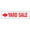 Yard Sale left directional sign image