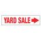 Yard Sale Right directional sign image
