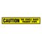 Caution Frequent Stops 6x36 decal image