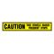 Caution Frequent Stops 6x36 decal image