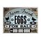 Farm Fresh CHKN DK Eggs Wood Grain sign image