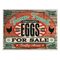 Farm Fresh Organic Eggs Wood Grain 24x32 sign image