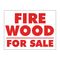 Firewood For Sale sign image