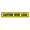 Caution Wide Load 6x36 Magnetic Image