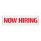 Now Hiring 6x24 magnetic image