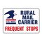U.S. Mail Frequent Stops 12x18 magnetic image