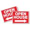Twenty Five Open House directional arrow signs image