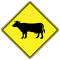 Cow Diamond sign image