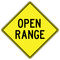 Open Range Diamond sign image