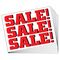 Ten SALE SALE SALE signs image