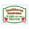 Southhaven Yard of the Month sign image
