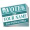 Vote For You teal signs image