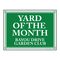 Yard of the Month Bayou Drive sign image