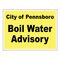 City of Pennsboro Boil Water Advisory 18x24 Coroplast sign image