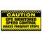Caution GPS Monitored Speed Control Makes Frequent Stops 9x18 Decal Image