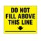 Do Not Fill Above This Line Decal 10x12
