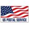 U.S. Postal Service Flag 14x24 decal sign image