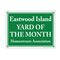 Eastwood Island Yard of the Month Aluminum sign image