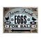 Farm Fresh Chicken and Eggs Directional Sign Left Arrow