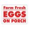 Farm Fresh Eggs On Porch sign image