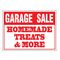Garage Sale Homemade Treats Sign Image