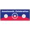 Juneteenth Celebration Sponsor banner image with grommets