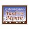Lynbrook Estates Leaves Yard of the Month Sign Image