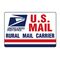 U.S. Mail Carrier 12x18 magnetic sign image