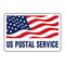 U.S. Postal Service Flag 12x18 magnetic sign image