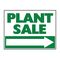 Plant Sale Directional sign image