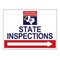 State Inspections Right Arrow 18" x 24" Coroplast sign image