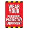Wear Your PPE 36" x 24" Banner Image
